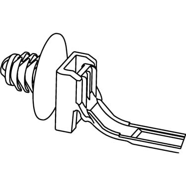 157-00080 HellermannTyton - OS160FT6HEX-PA66-BK