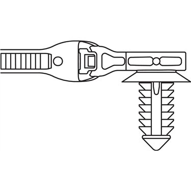 157-00165 HellermannTyton - T50ROSFT6SO12.5R-PA66HIRHSUV-BK