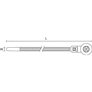 157-00196 HellermannTyton - T50ROSFT825SO-PA66HIRHSUV-BK