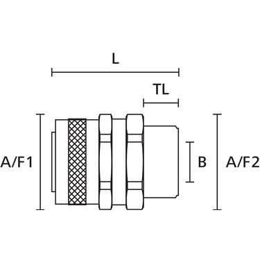 166-31110 HellermannTyton - PCS10-SM-PG7-NPB/PS-ML