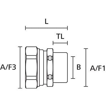 166-32205 HellermannTyton - LTS16-FMC-M20-NPB/PA6-ML
