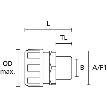 166-40708 HellermannTyton - PSR50-S-M50-PA66-GY