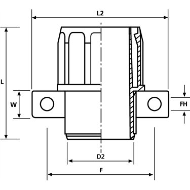 167-00527 HellermannTyton - FG56-UH-PP-GY