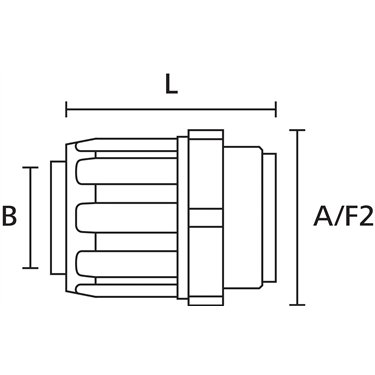 167-00530 HellermannTyton - FG14-M16-PP-GY