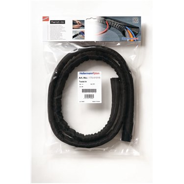 170-01011 HellermannTyton - Twist-In 05-5 m-PET-BK