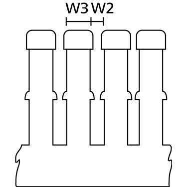 183-26080 HellermannTyton - HTWD-HF-60X80-PC/ABS-GY