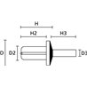 241-11819 HellermannTyton - TY8P1-PA66-NA