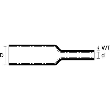 308-12400 HellermannTyton - HIS-A-24/8-PO-X-BK