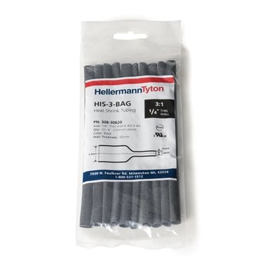  308-30610 HellermannTyton - HIS-3-BAG-6/2-PO-X-BK 