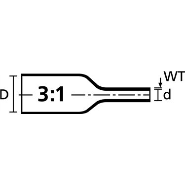 319-02400 HellermannTyton - TREDUX-24/8-PO-X-BK