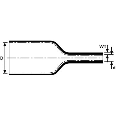 321-30500 HellermannTyton - HA67-88.9/17.1-PO-X-BK