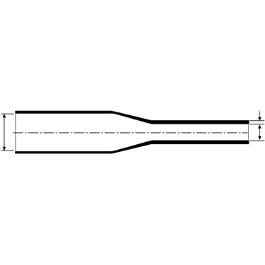 323-50300 HellermannTyton - TREDUX-MA47-30/8-PO-X-BK