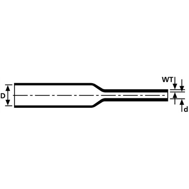 323-50500 HellermannTyton - TREDUX-MA47-50/16-PO-X-BK