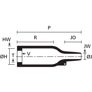 401-60980 HellermannTyton - 160-43-G-PO-X-BK