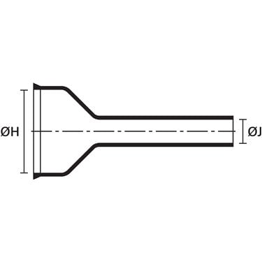 401-76180 HellermannTyton - 176-1-G-PO-X-BK