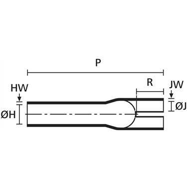 403-54004 HellermannTyton - 354-1-B8W-PO-X-BK