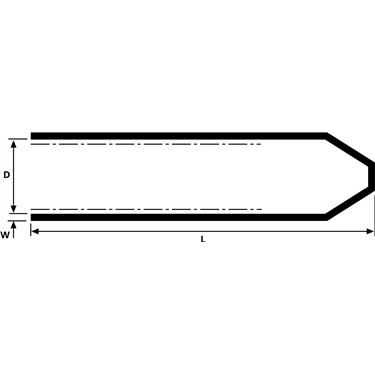 416-12046 HellermannTyton - 1612-1-B5W2-PO-X-BK