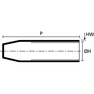 416-15035 HellermannTyton - 1615-1-B5W2-PO-X-BK