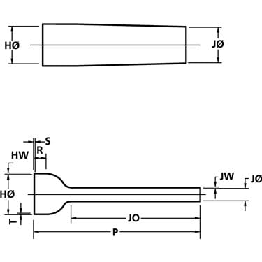 422-20600 HellermannTyton - 313F385-9-PO-X-BK