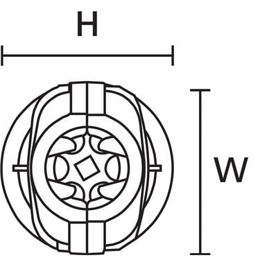435-01651 HellermannTyton - Relilight V32.5I2-PA66V0/SI-BK