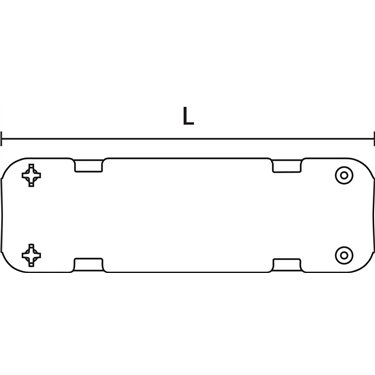 435-01652 HellermannTyton - Relilight V61.5I2-PA66V0/SI-BK