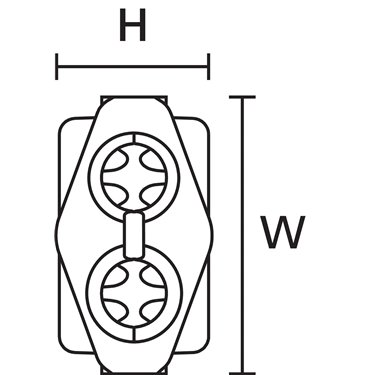 435-01656 HellermannTyton - Relilight V41.5P1-PA66V0/SI-BK