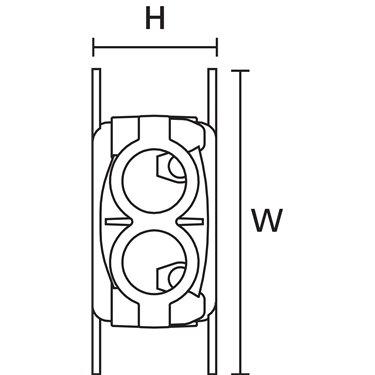 435-01657 HellermannTyton - Relilight V34P2-PA66V0/SI-BK