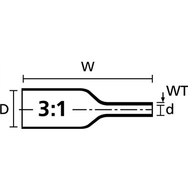 553-71026 HellermannTyton - TULT9-3DS-2x25WH-PO-X-WH