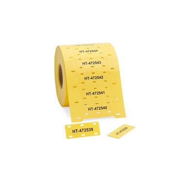 556-80543 HellermannTyton - TAGPU20X51-6-PUR-YE 