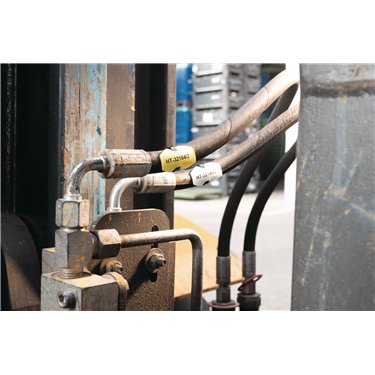 556-80556 HellermannTyton - TAGPU20X30-2-PUR-BU