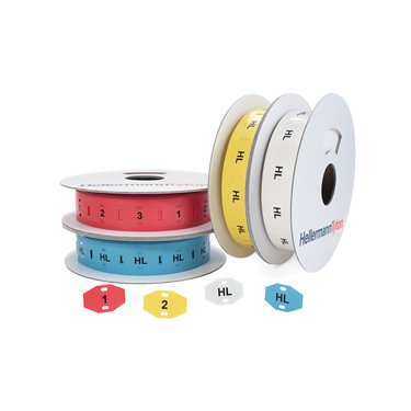 556-80556 HellermannTyton - TAGPU20X30-2-PUR-BU