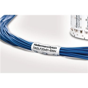 556-83023 HellermannTyton - TAGLF20X51-6-PO-X-WH
