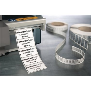 596-00567 HellermannTyton - TAG45-15TDK1-1220-WH-1220-WH