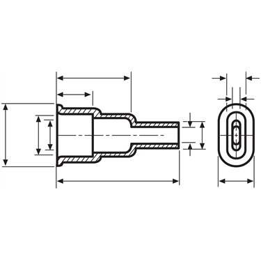 631-08259 HellermannTyton - HV4825-PVC-NA