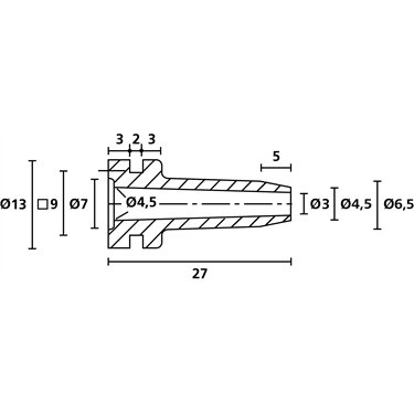 632-01030 HellermannTyton - HV2103-PVC-FR-BK