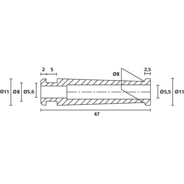 632-02060 HellermannTyton - HV2206-PVC-FR-BK