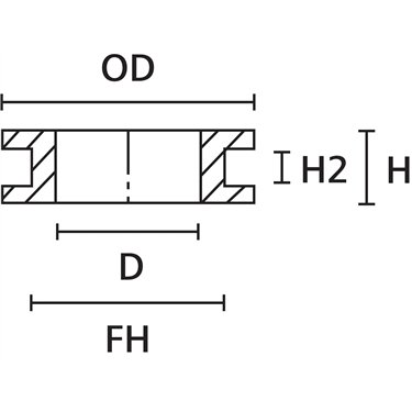 633-03040 HellermannTyton - HV1304-PVC-FR-BK