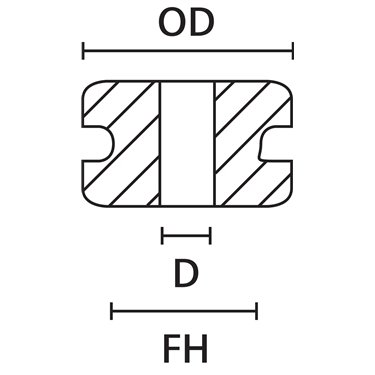 633-06068 HellermannTyton - HV1606-PVC-FR-GY