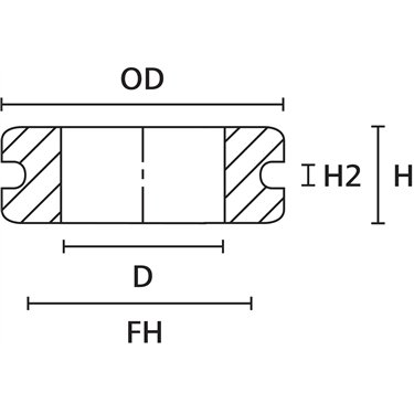 633-06078 HellermannTyton - HV1607-PVC-FR-GY