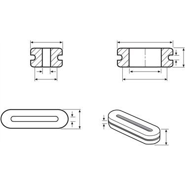 633-06088 HellermannTyton - HV1608-PVC-FR-GY