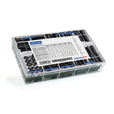 639-60000 HellermannTyton - HOT Kit-PVC-FR-BK