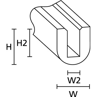 800-00001 HellermannTyton - RA1-PVC-BK