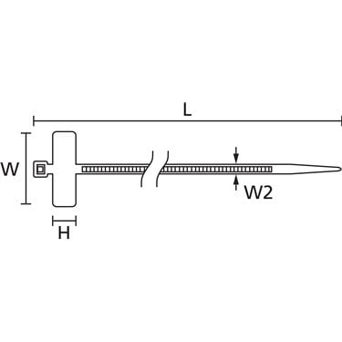 111-81860 HellermannTyton - IT18R-PA66-BK