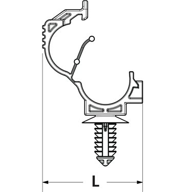 151-01166 HellermannTyton - LOC10-14FT6LG-PA66HIRHSUV-BK