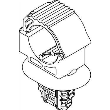 151-01306 HellermannTyton - LOC5-9FTOVAL-PA66HIRHSUV-BK
