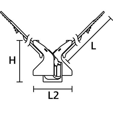 156-04098 HellermannTyton - SGT100SDSB5-6-PA66HS/TPE/PA66HIRHS-BK/BU