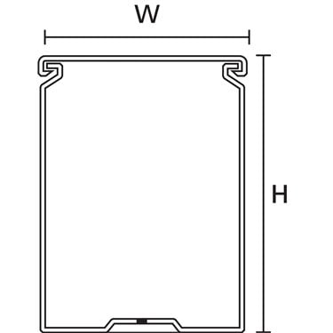 181-10188 HellermannTyton - HTWD-PW-120X60-PVC-GY