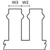 181-10208 HellermannTyton - HTWD-PW-40X80-PVC-GY