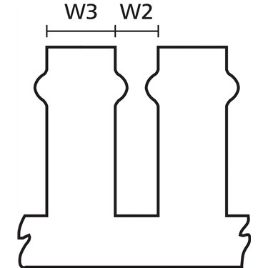 181-10258 HellermannTyton - HTWD-PW-40X100-PVC-GY