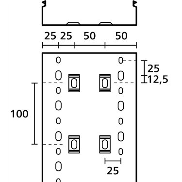 181-10288 HellermannTyton - HTWD-PW-150X100-PVC-GY